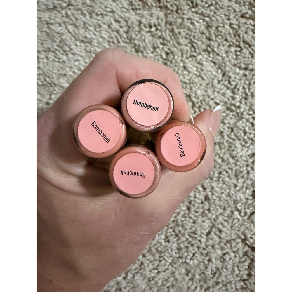 4 Pack SeneGence LipSense Long Lasting Liquid‎ Lip Color Bombshell Shimmer Pink
